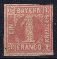 BAYERN:  Mi Nr 3, Yvert 4  1850 - Postfris