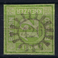 BAYERN:  Mi Nr 12  , Yvert 13 Used  1862 Mühlradstempel  426 Rheinzabern Pf - Oblitérés