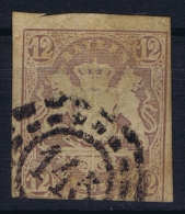 BAYERN:  Mi Nr 18  Yv Nr 21 Used Stempel 143 - Gebraucht