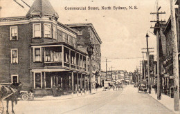 CANADA-COMMERCIAL STREET , NORTH SYDNEY , N.S.  CARTE ANIMEE - St. John's