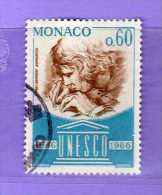 Monaco ° 1966 - Yvert. 701 -  20° Anniversaire De L'UNESCO.  Vedi Descrizione. - Usados