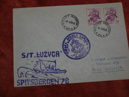 Pologne 8 9 1978 Spitzbergen Mission Scientifique Polonaise - Arctic Expeditions