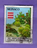 Monaco ° 1983 - Yvert. 1362 -   Jardin Exotique.   Vedi Descrizione. - Gebraucht