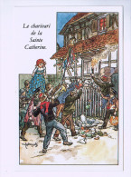 7979  Cpm  Série Nos Petits Alsaciens Chez Eux  De Paul Kauffmann ,  LE CHARIVARI DE LA SAINTE CATHERINE - Kauffmann, Paul