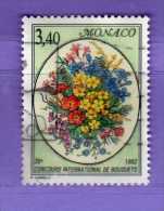 Monaco ° 1992 - Yvert. 1815 -  Concours International De Bouquets.   Vedi Descrizione. - Gebruikt