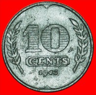 * OCCUPATION By GERMANY TULIPS (1941-1943): NETHERLANDS ★ 10 CENTS 1943! ERROR! LOW START★NO RESERVE! - 10 Cent