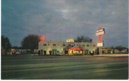 Albuquerque New Mexico, Route 66, Casa Grande Lodge Motel, Auto C1950s Vintage Postcard - Albuquerque