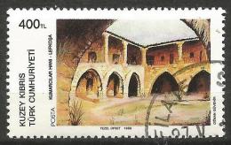 Turkish Cyprus 1989 - Mi. 247 O, Caravanserai, Paintings By O. Güvenir | Kumarcilar Inn (Lefkosa) | Contemporary Art - Oblitérés