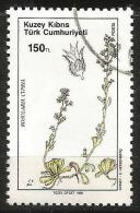 Turkish Cyprus 1990 - Mi. 290 O, Holmboe (Rosularia Cypria) | Flowers | Plants (Flora) - Oblitérés