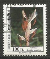 Turkish Cyprus 1991 - Mi. 309 O, Serapias Levantina | Flowers | Orchids | Plants (Flora) - Gebraucht