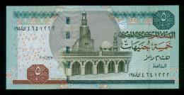 EGYPT / 5 POUNDS / DATE : 30-3-2014 / P- 63 /  SIG : RAMEZ / PREFIX 294 / UNC. - Egypt