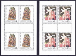 ** Slovaquie 1995, Mi 243-4 Klb., Les Feuilles, (MNH) - Blocchi & Foglietti