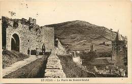 - Herault - Ref A532 - Saint Pons De Thomieres- St Pons De Thomieres - La Porte De Nostre Senhe -  Carte Bon Etat - - Saint-Pons-de-Thomières