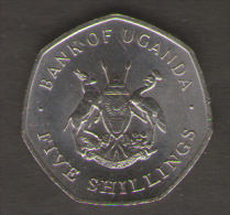 UGANDA 5 CENTS 1987 - Ouganda