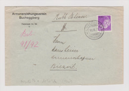 Heimat SO Luterkofen 1939-02-11 Brief Bes. Portofreiheit Gr#530 - Franchise