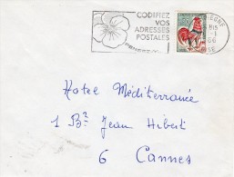 30c Coq De Decaris - N° 1331A: LSI Avec Oblitération Du 1er Janvier 1966 - 1962-1965 Gallo De Decaris