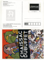 EXPO CHAISSAC-DUBUFFET - Prêts-à-poster:Stamped On Demand & Semi-official Overprinting (1995-...)