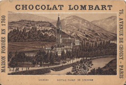 CHROMO CHOCOLAT LOMBART LOURDES NOTRE DAME DE LOURDES - Lombart