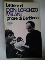 M#0M41 LETTERE DI DON LORENZO MILANI PRIORE DI BARBIANA Mondadori Ed.1970 - Religion