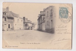 Cpa TIERCE Rue Du Bourg Joly - 82 Paré - Tierce