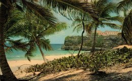 BARBADOS  CRANE BEACH WITH CRANE HOTEL IN THE BACKGROUND BARBADOS W.I.     (VIAGGIATA) - Barbados