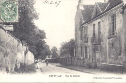 95 - EZANVILLE - Rue De Condé - Circulé En 1907 - ETAT NEUF - Ezanville