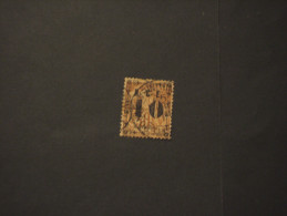 N. CALEDONIA - 1891/2 PITTORICA 10 C. Su 30 C., Soprast. - TIMBRATO/USED - Used Stamps