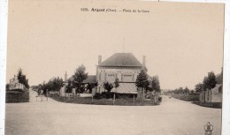 ARGENT-SUR-SAULDRE PLACE DE LA GARE ANIMEE CAFE - Argent-sur-Sauldre