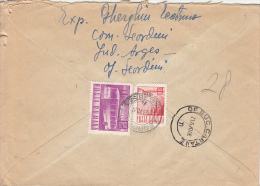 35070- BUSS, DAM, STAMPS ON REGISTERED COVER, 1970, ROMANIA - Storia Postale