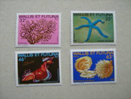 WALLIS ET FUTUNA    P 297/300 * *   FAUNE MARINE - Neufs