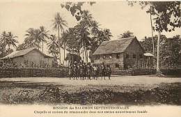 Pays Divers- Ref E313- Salomon -mission Des Salomon Septentrionales  -carte Bon Etat - - Solomon Islands