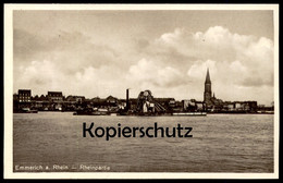 ALTE POSTKARTE EMMERICH AM RHEIN RHEINPARTIE Ansichtskarte AK Cpa Postcard - Emmerich