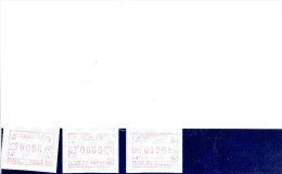 SWITZERLAND 1995 - MACHINE STAMPS BASLER TAUBE 95 SET 3 OF  0,60 - 0.80 - 1.00 FR  NEW  PERFECT REFSWIT 1000 - Automatic Stamps