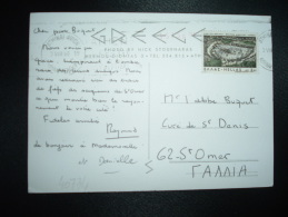 CP Pour La FRANCE TP 2,50 OBL.MEC.3 VIII 66 ATHINAI AVION - Storia Postale