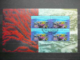 United Nations UN Vienna Austria 1999 Block Used # Grosses Barriereriff (Australia) - Used Stamps