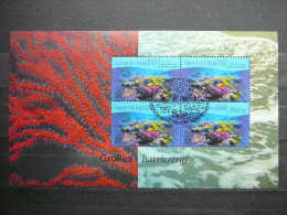 United Nations UN Vienna Austria 1999 Block Used # Grosses Barriereriff (Australia) - Gebraucht