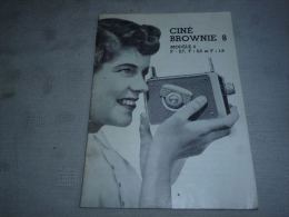 CB8 LC 141 Manuel D'utilisation 1956 Caméra Ciné Brownie 8 Modéle 2 F 2,7 2,3 1,9 - Material Y Accesorios