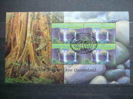 United Nations UN Vienna Austria 1999 Block Used # Feuchte Tropen Von Queensland (Australia) - Used Stamps