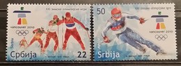 Serbia, 2010, Mi: 337/38 (MNH) - Winter 2010: Vancouver