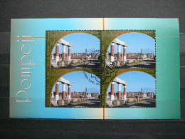 United Nations UN Vienna Austria 2002 Block Used # Pompeji (Italia) - Used Stamps