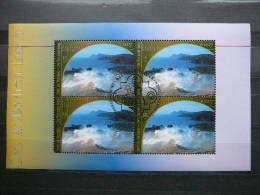 United Nations UN Vienna Austria 2002 Block Used # Die Aolishen Inseln (Italia) - Used Stamps