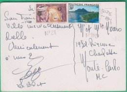 Lettre Cachet De Départ Papeete - 1978 - YT N° 28 Et 102 - Storia Postale