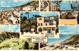 BELFIELD HOTEL -  BOSCOMBE - BOURNEMOUTH - RAC Approved - Multi View - 1962 - Bournemouth (hasta 1972)