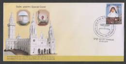 India 2011   25 YEARS OF POPES VISIT TO THRUSSUR Special Cover #  # 25285   Inde Indien - Lettres & Documents