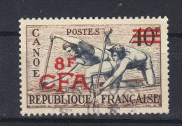 REUNION  CFA         N°314 (1953) Série Sports   Canoë - Oblitérés