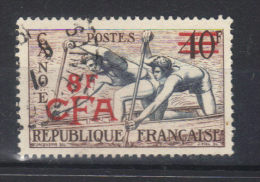 REUNION  CFA         N°314 (1953) Série Sports   Canoë - Used Stamps