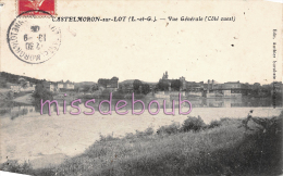 47 - CASTELMORON SUR LOT - Vue Générale - 1908 - 2  Scans - Castelmoron