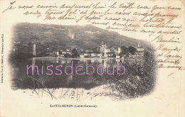 47 - CASTELMORON SUR LOT -  Vue Générale  - 1903 - Dos Précurseur - 2  Scans - Castelmoron