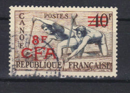 REUNION  CFA         N°314 (1953) Série Sports   Canoë - Used Stamps