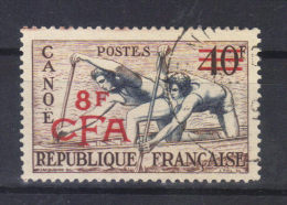 REUNION  CFA         N°314 (1953) Série Sports   Canoë - Used Stamps